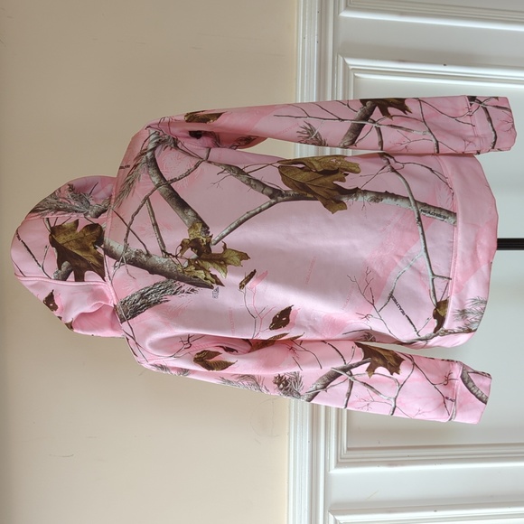 Realtree Women's Camo Performance Pullover Fleece Hoodie Sz Small - Picture 6 of 13